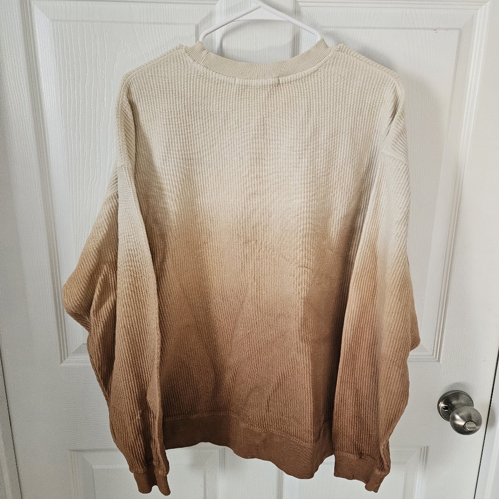 Moon Ryder Ombre Corded Crewneck Sweatshirt - Picture 2 of 4